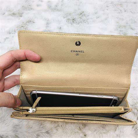 chanel orange wallet|genuine Chanel wallets.